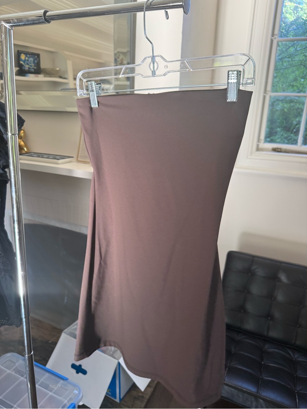 WAPG Strapless Brown Tube Dress